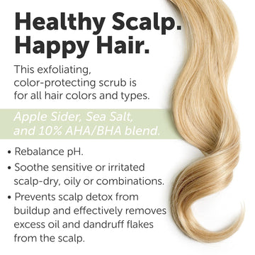 Apple Cider & Sea Salt Green Scalp Scrub